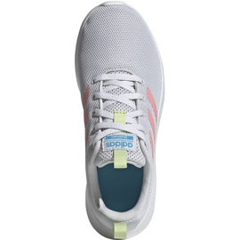 Scarpe da bambino Adidas Lite Racer Cln K grigio EG3049 rosa 1