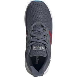 Adidas Duramo 9 K scarpe da bambino grigio-rosso EG7899 1