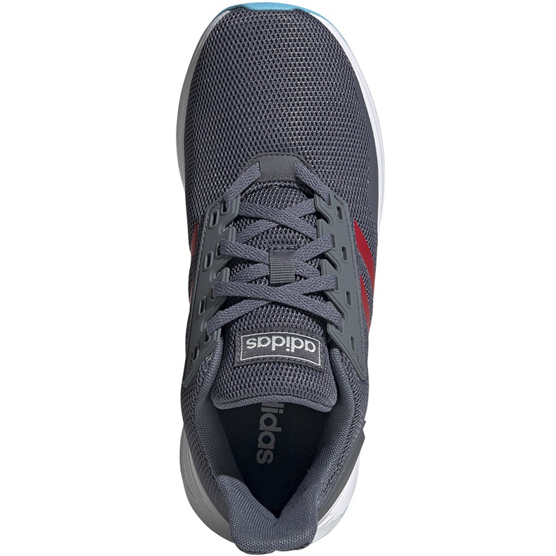 Adidas Duramo 9 K scarpe da bambino grigio-rosso EG7899 1