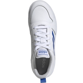 Adidas Tensaur K scarpe da bambino bianche e blu EF1089 bianco 1