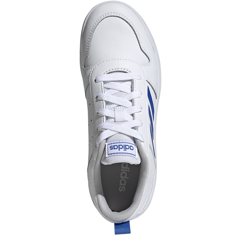 Adidas Tensaur K scarpe da bambino bianche e blu EF1089 bianco 1
