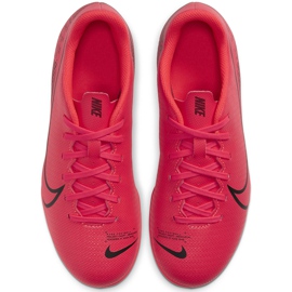 Nike Mercurial Vapor 13 Club FG / MG Junior AT8161 606 scarpe da calcio multicolore rosso 1