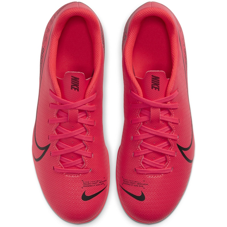 Nike Mercurial Vapor 13 Club FG / MG Junior AT8161 606 scarpe da calcio multicolore rosso 1