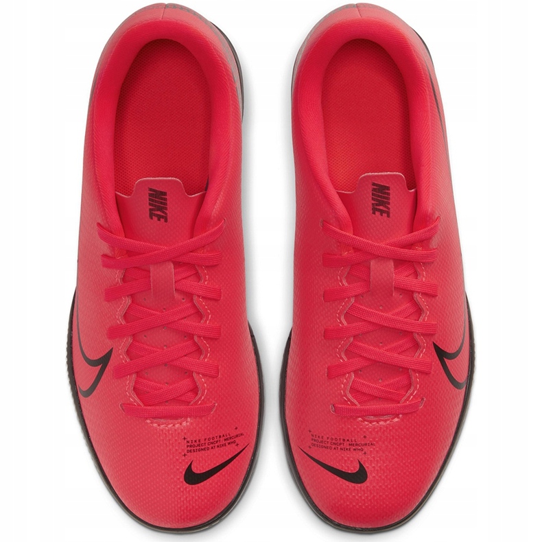 Nike Mercurial Vapor 13 Club Ic Junior AT8169 606 scarpe da calcio rosso rosso 1