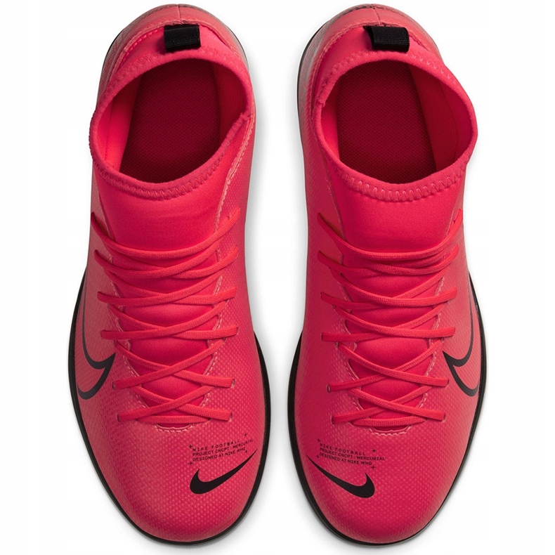 Nike Mercurial Superfly 7 Club Tf Junior AT8156 606 scarpe da calcio rosso rosso 1