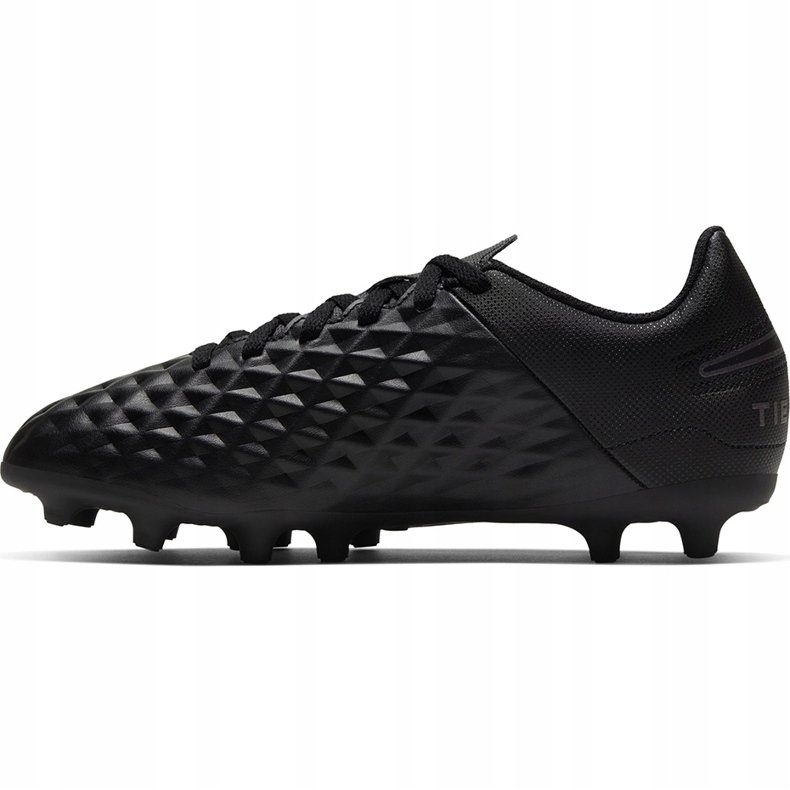 Nike Tiempo Legend 8 Club FG / MG Junior AT5881 010 scarpe da calcio nero nero 1