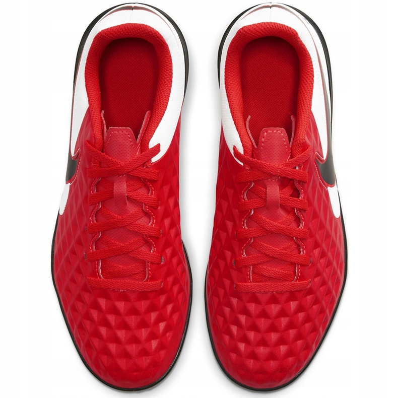 Nike Tiempo Legend 8 Club Tf Junior AT5883 606 scarpe da calcio rosso rosso 1