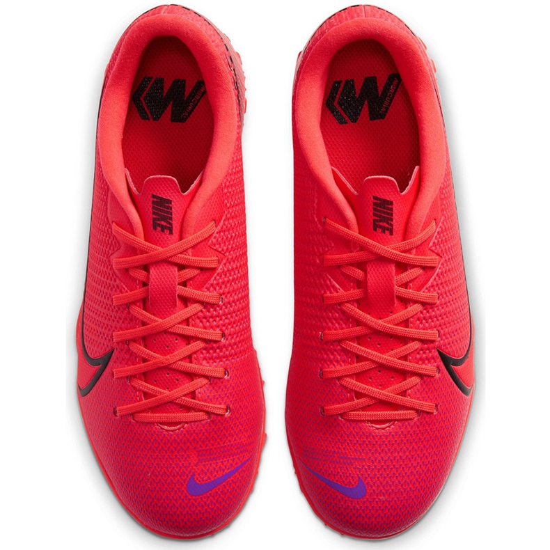 Scarpa da calcio Nike Mercurial Vapor 13 Academy Tf Junior AT8145 606 rosso rosso 1