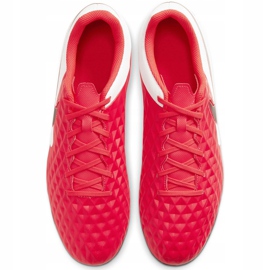 Nike Tiempo Legend 8 Club FG / MG AT6107 606 scarpe da calcio rosso rosso 1