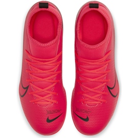 Nike Mercurial Superfly 7 Club FG / MG Junior AT8150 606 scarpe da calcio rosso rosso 1