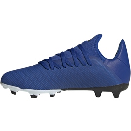 Scarpe da calcio Adidas X 19.3 Fg Junior EG7152 blu blu 1