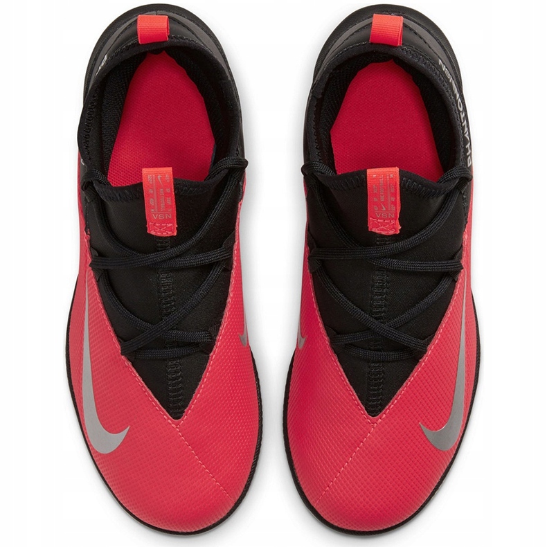 Nike Phantom Vsn 2 Club Df Tf Junior CD4079 606 scarpe da calcio rosso rosso 1