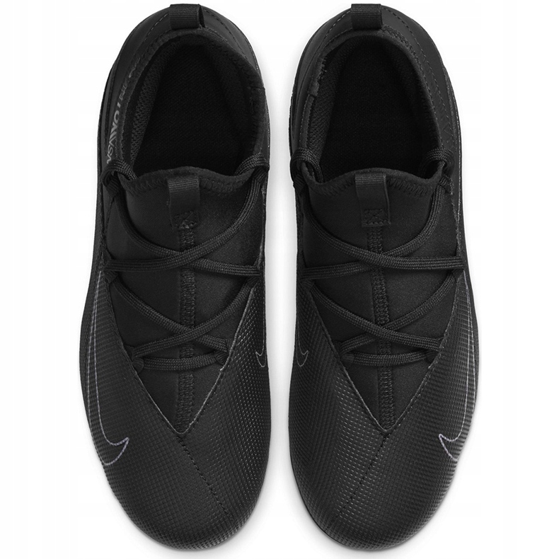 Nike Phantom Vsn 2 Club Df FG / MG Junior CD4061 010 scarpe da calcio nero nero 1