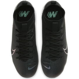 Scarpe da calcio Nike Mercurial Superfly 7 Academy FG / MG Junior AT8120 010 nero nero 1