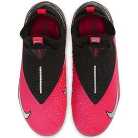 Nike Phantom Vsn 2 Elite Df FG / MG Junior CD4062 606 scarpe da calcio rosso rosso 1