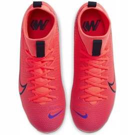 Scarpa da calcio Nike Mercurial Superfly 7 Academy FG / MG Junior AT8120 606 rosso rosso 1