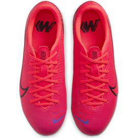 Scarpa da calcio Nike Mercurial Vapor 13 Academy FG / MG Junior AT8123 606 rosso rosso 1