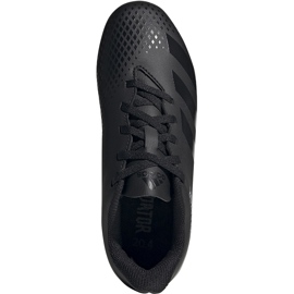Scarpe da calcio Adidas Predator 20.4 FxG Jr EF1932 nero nero 1