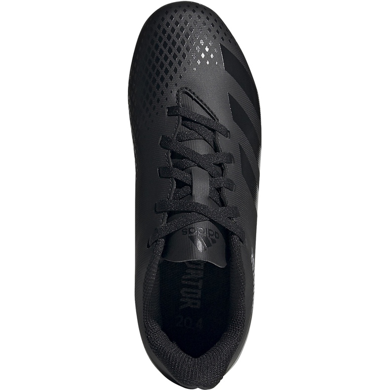 Scarpe da calcio Adidas Predator 20.4 FxG Jr EF1932 nero nero 1