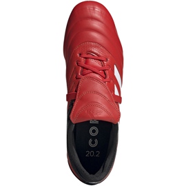 Scarpe da calcio Adidas Copa Gloro 20.2 Fg rosse G28629 rosso nero rosso 1