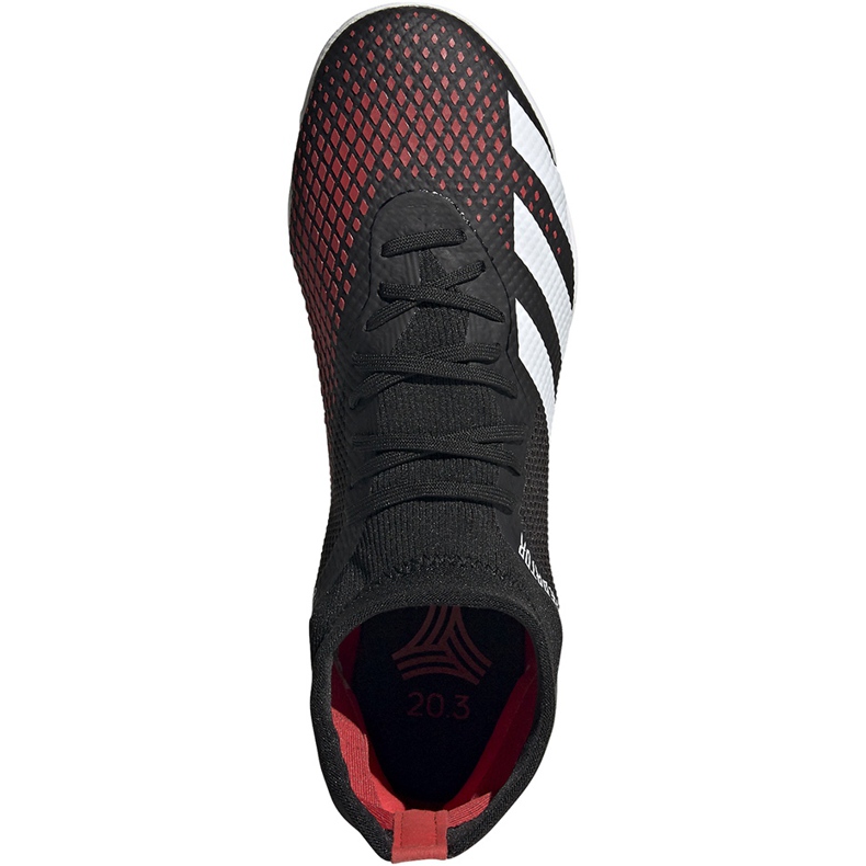 Adidas Predator 20.3 In scarpe da calcio nere e rosse EF2209 multicolore nero 1