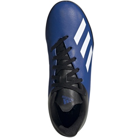 Scarpe da calcio Adidas X 19.4 Tf Jr FV4662 blu blu 1