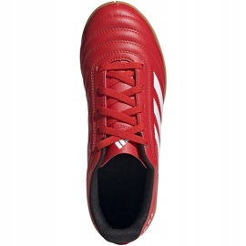 Adidas Copa 20.4 In Jr scarpe da calcio rosse EF1928 rosso rosso 1