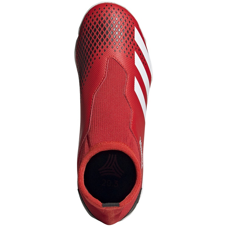 Scarpe da calcio Adidas Predator 20.3 Ll In Junior EF1952 multicolore rosso 1