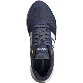 Scarpe da uomo adidas Run90S blu navy e bianche EG8656 multicolore 1