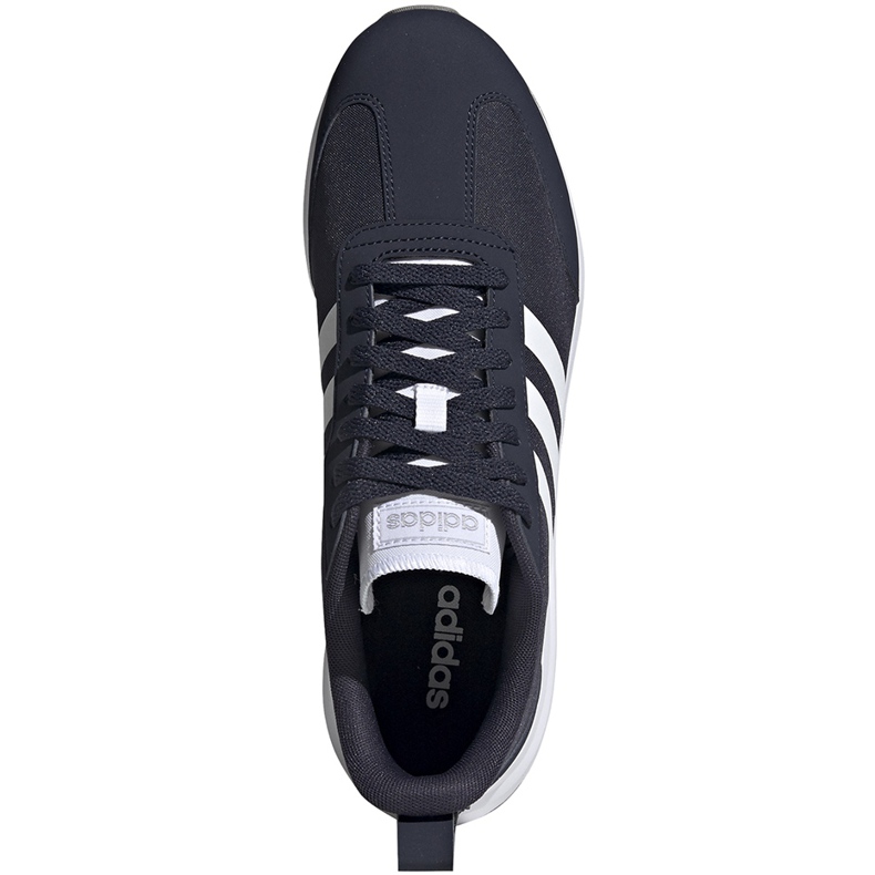Adidas Run60S scarpe uomo EG8685 blu navy e bianche bianco 1
