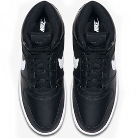 Nike Ebernon Mid nere e bianche AQ1773 002 scarpe da uomo bianco nero 1