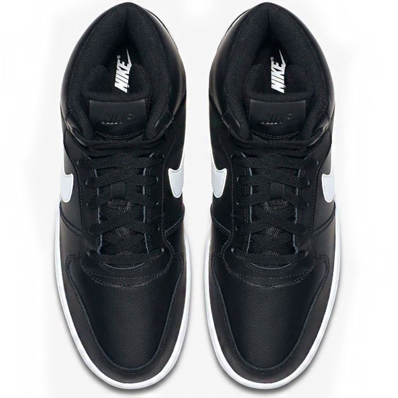 Nike Ebernon Mid nere e bianche AQ1773 002 scarpe da uomo bianco nero 1