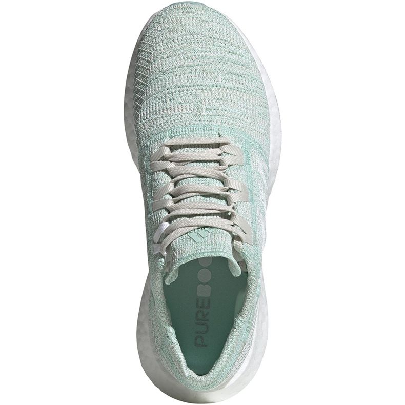 Adidas Pureboost Go W menta scarpe B75827 grigio verde 1