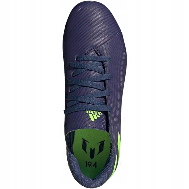 Scarpe da calcio Adidas Nemeziz Messi 19.4 FxG Junior EF1816 viola viola 1