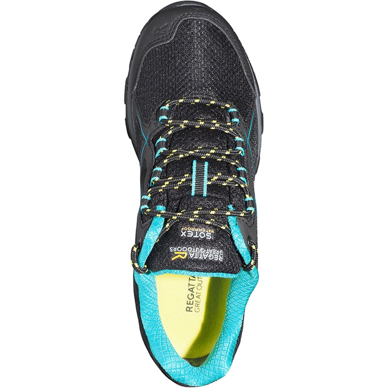 Scarpe da donna Regatta Wms Kota Low nere e blu RWF489 41QF nero grigio 1