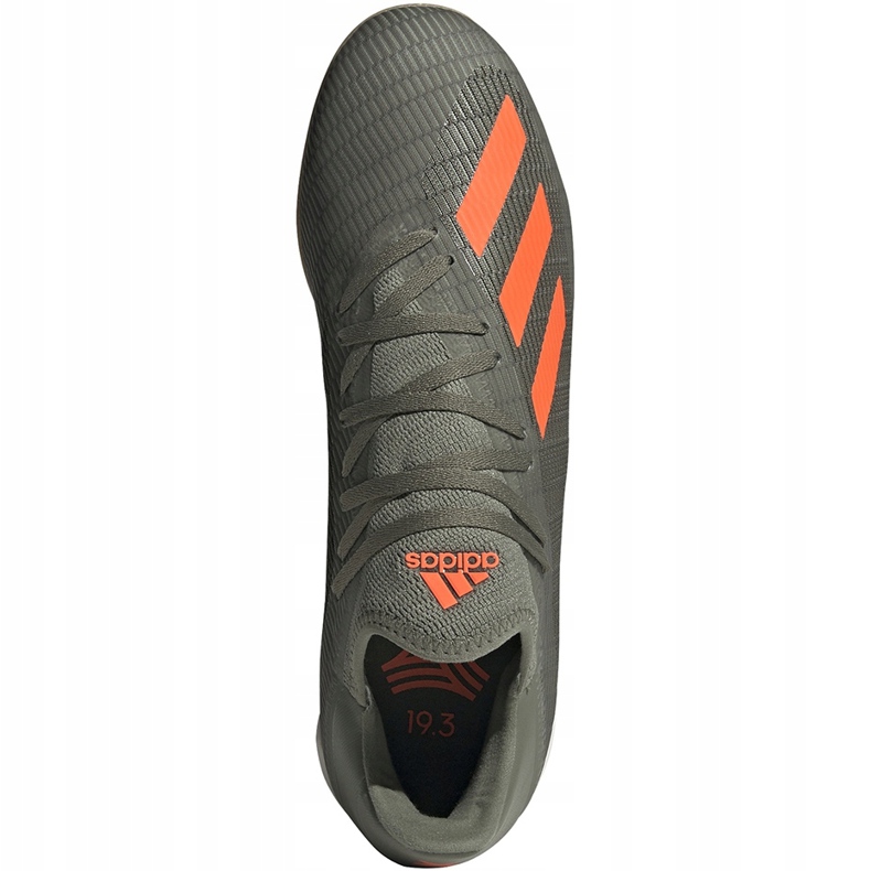 Adidas X 19.3 In scarpe da calcio verdi EF8367 grigio grigio 1