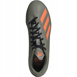 Scarpe da calcio adidas X 19.4 Tf verdi EF8370 verde grigio 1