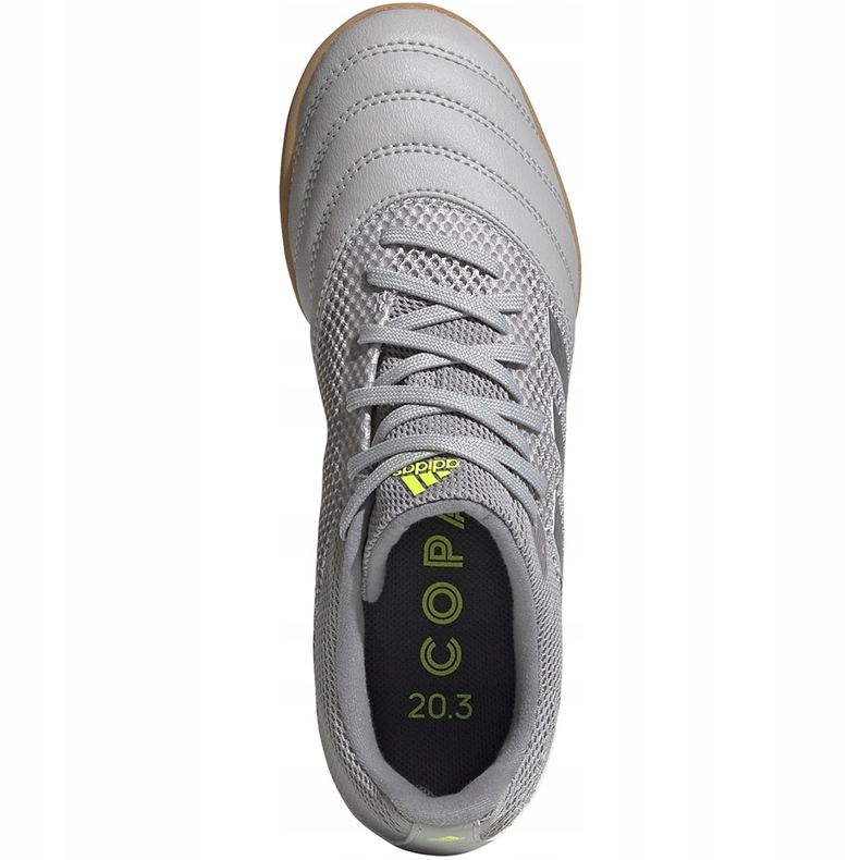 Scarpe da calcio Adidas Copa 20.3 In Jr EF8338 grigio grigio 1