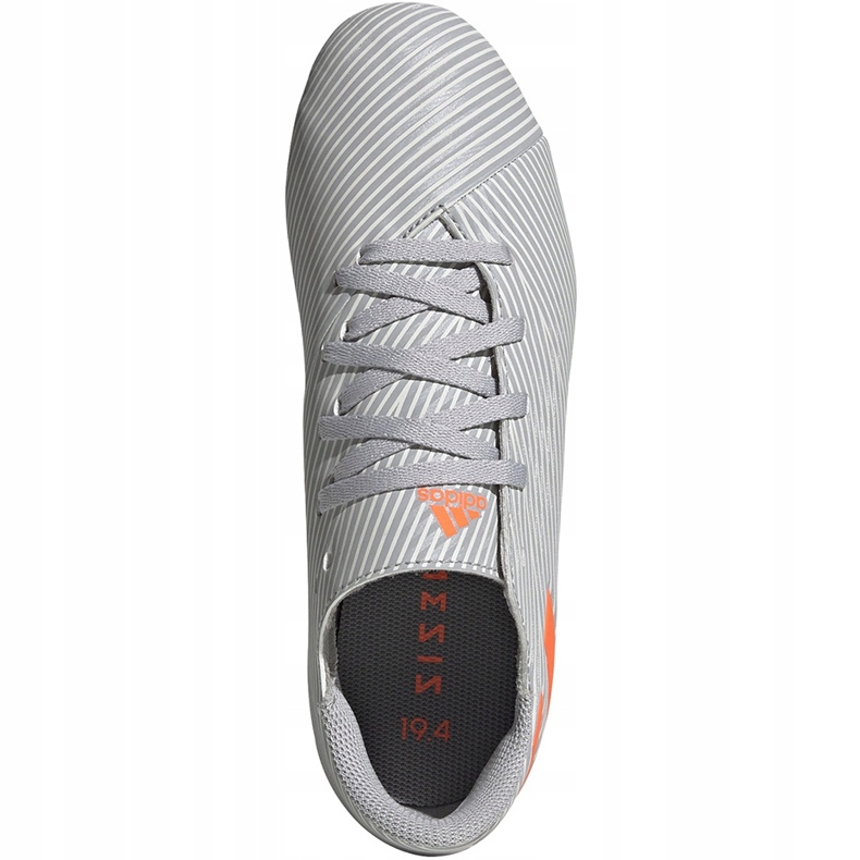 Scarpe da calcio Adidas Nemeziz 19.4 FxG Jr grigie EF8305 multicolore grigio 1