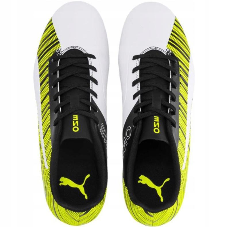 Scarpe da calcio Puma One 5.4 Fg Ag giallo-bianco-nero 105605 03 1