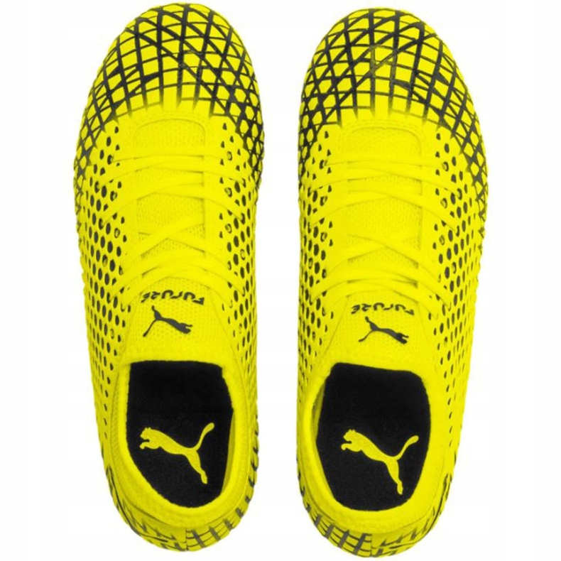 Scarpe da calcio Puma Future 4.4 Fg Ag Junior giallo-nero 105696 03 1