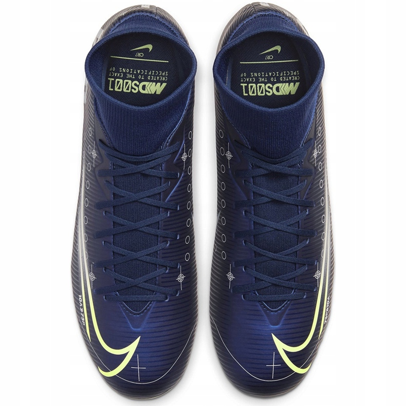 Scarpa da calcio Nike Mercurial Superfly 7 Academy Mds FG / MG BQ5427 401 blu blu 1