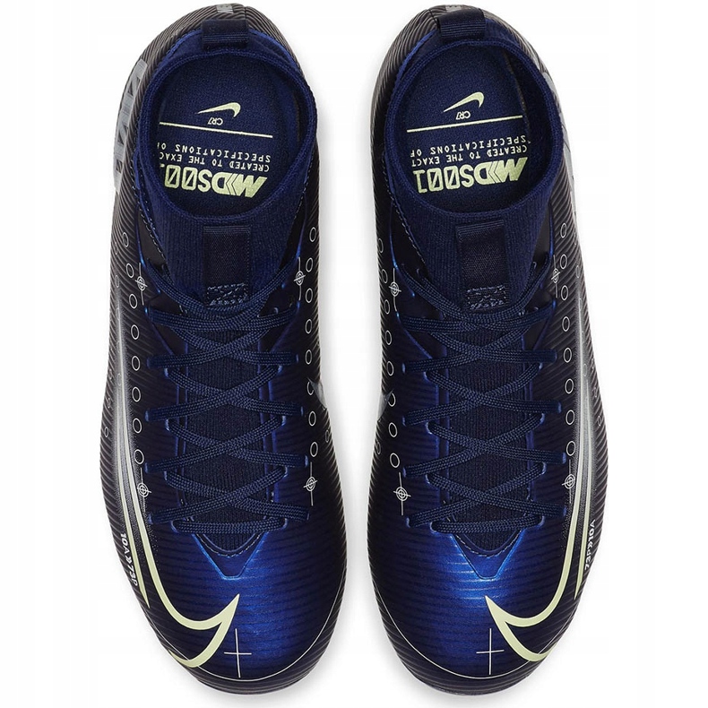 Scarpa da calcio Nike Mercurial Superfly 7 Academy Mds FG / MG Junior BQ5409 401 blu navy blu navy 1
