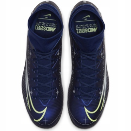 Scarpa da calcio Nike Mercurial Superfly 7 Academy Mds Tf BQ5435 401 blu blu navy 1