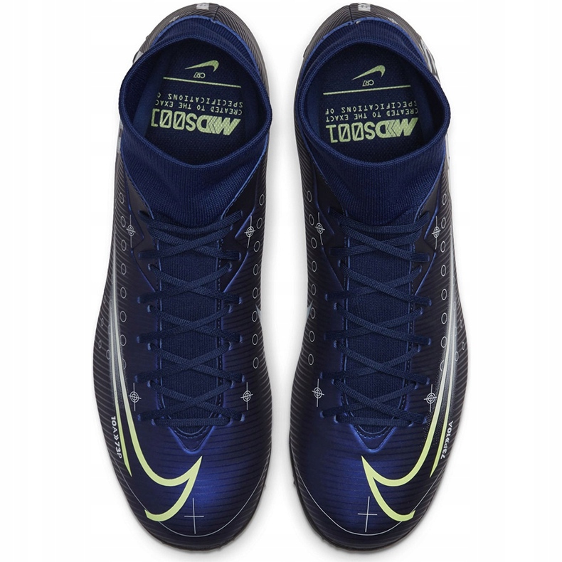 Scarpa da calcio Nike Mercurial Superfly 7 Academy Mds Tf BQ5435 401 blu blu navy 1