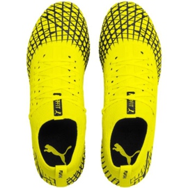Scarpe da calcio Puma Future 4.2 Netfit Fg Ag giallo-nero 105611 03 1