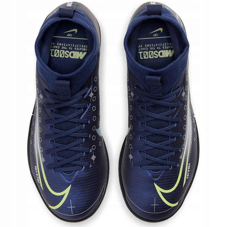 Scarpa da calcio Nike Mercurial Superfly 7 Academy Mds Ic Junior BQ5529 401 blu navy blu navy 1