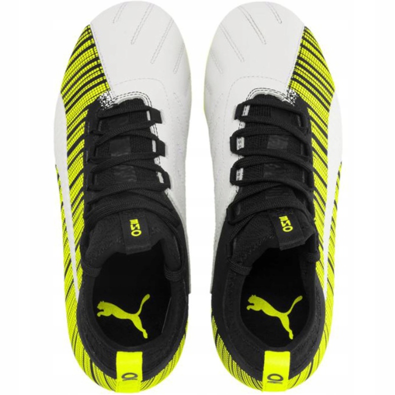 Puma One 5.3 Fg Ag Junior Scarpe da calcio giallo-nero-bianco 105657 03 giallo, bianco, nero 1