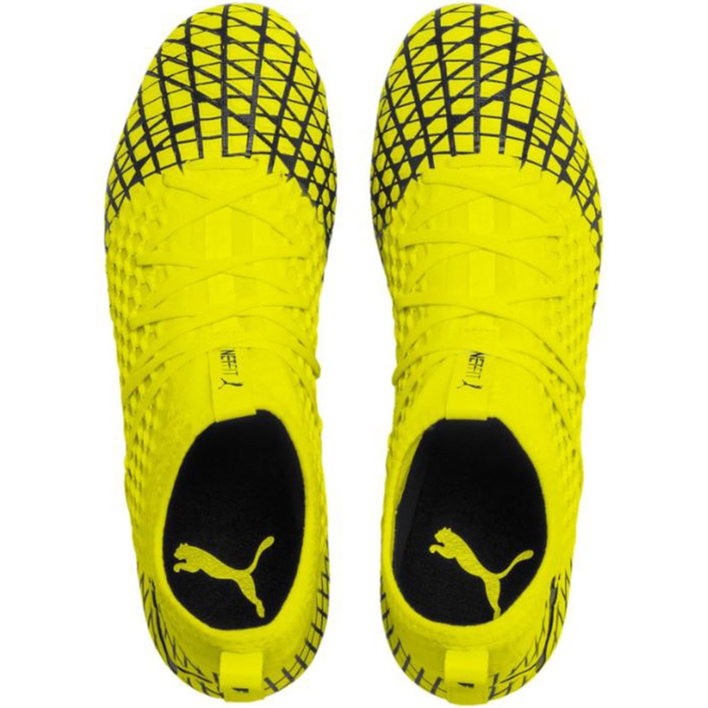 Scarpe da calcio Puma Future 4.3 Netfit Fg Ag giallo-nero 105612 03 multicolore 1