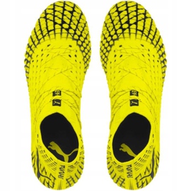 Scarpe da calcio Puma Future 4.1 Netfit Fg Ag giallo-nero 105579 03 1